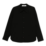 Camicia con colletto a punta in nero Sefr - uomo 