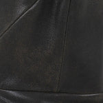 Abito senza spalline in pelle in marrone Alex perry - donna 