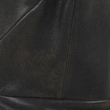 Abito senza spalline in pelle in marrone Alex perry - donna 