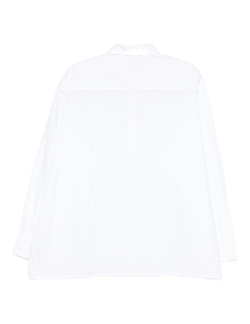 Camicia con cuciture in bianco Glass cypress - uomo 