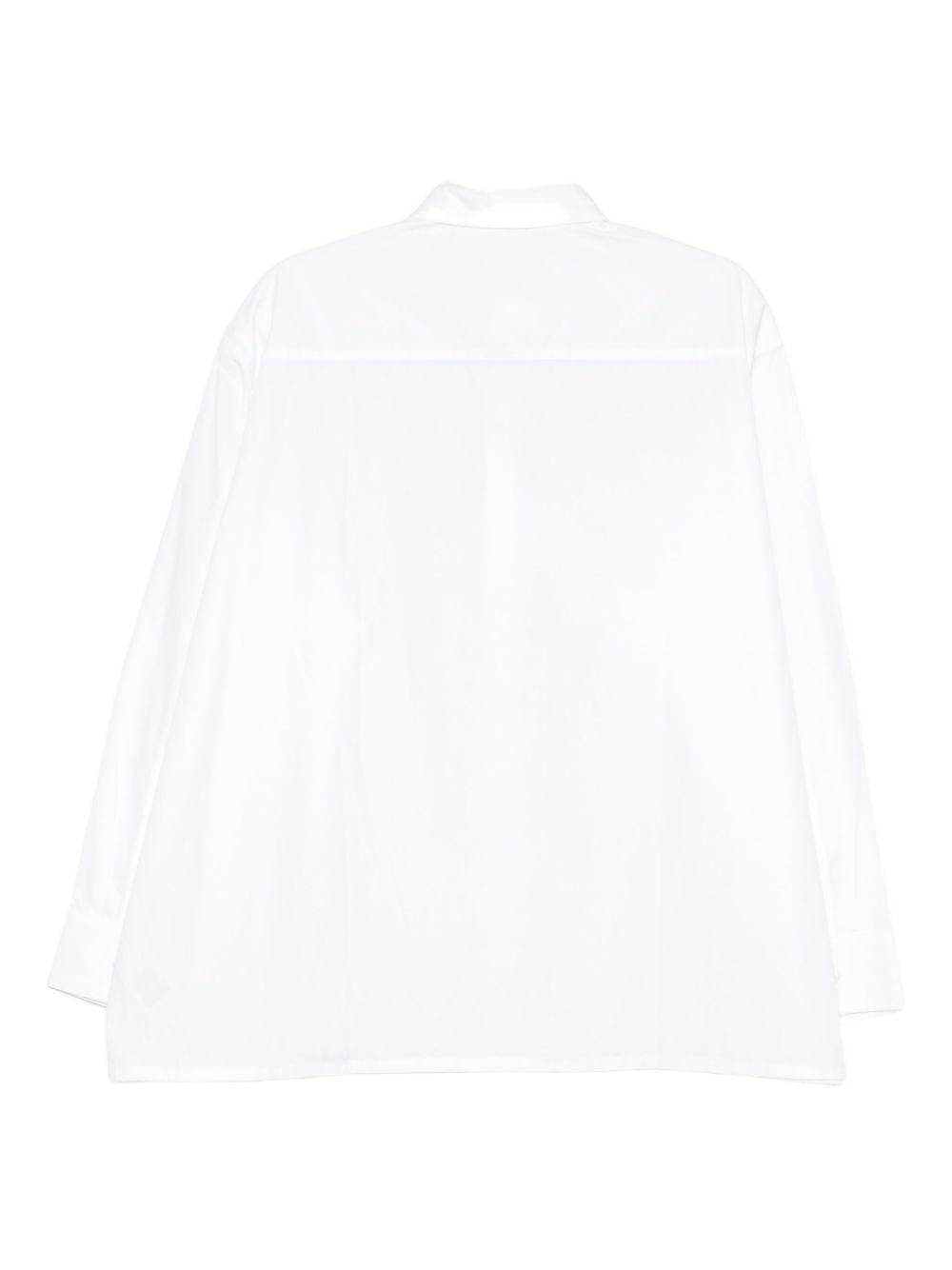 Camicia con cuciture in bianco Glass cypress - uomo 