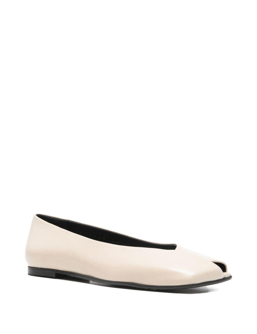Ballerine in pelle Katia in avorio Alohas - donna 