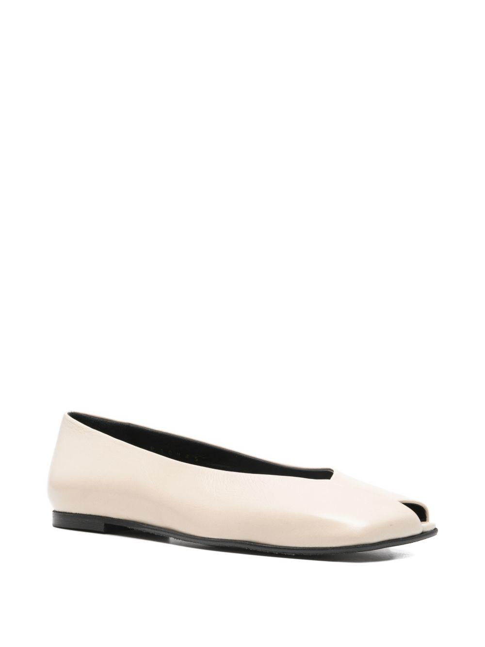 Ballerine in pelle Katia in avorio Alohas - donna 