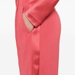 Pantaloni dritti in rosa papavero Alberta Ferretti - donna 
