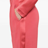 Pantaloni dritti in rosa papavero Alberta Ferretti - donna 