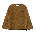 Giacca trapuntata con zip in marrone Oamc Peacemaker - uomo 