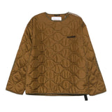 Giacca trapuntata con zip in marrone Oamc Peacemaker - uomo 