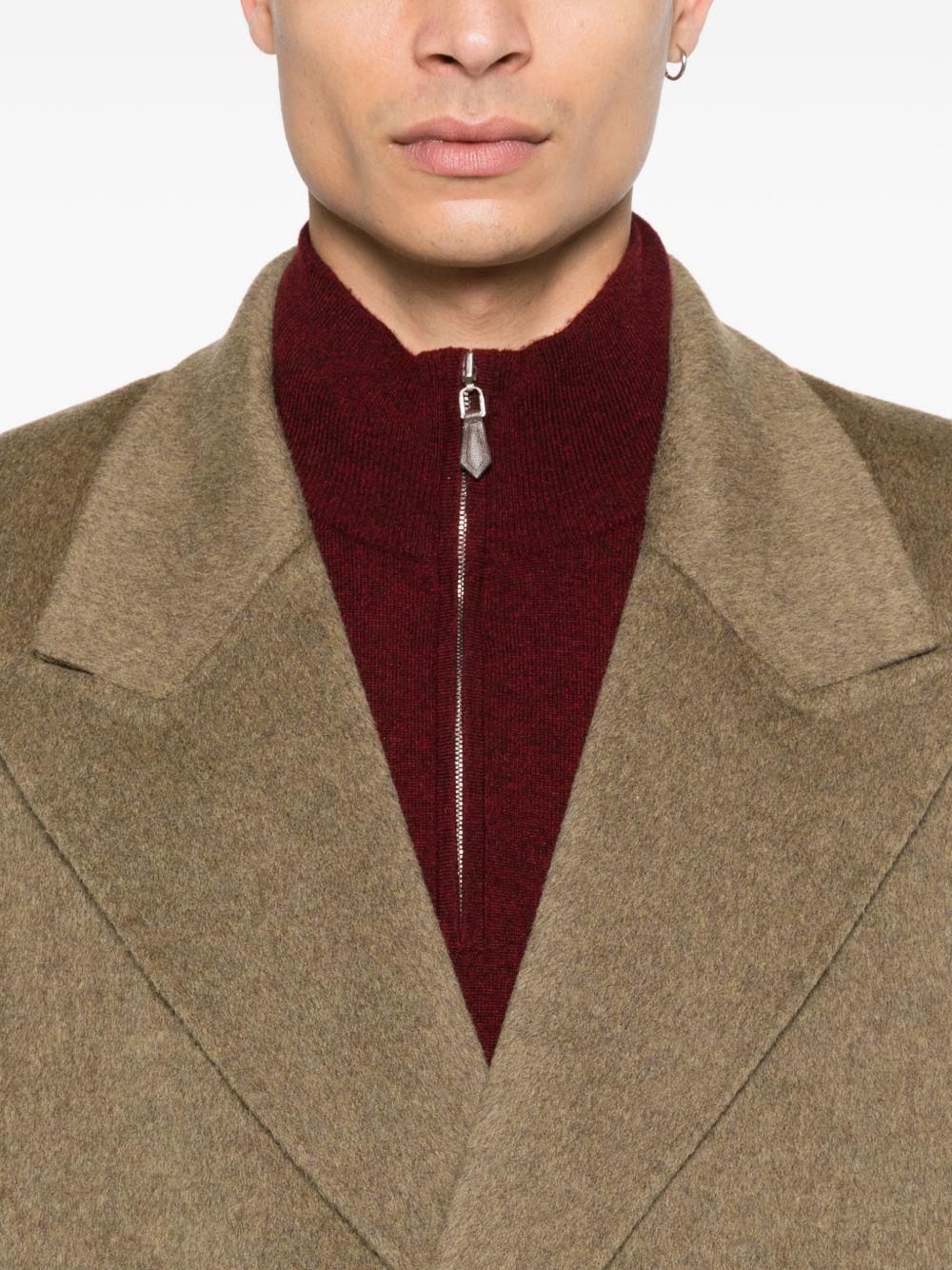 Cappotto monopetto Tetsu in verde Sefr - uomo 
