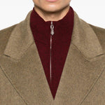Cappotto monopetto Tetsu in verde Sefr - uomo 