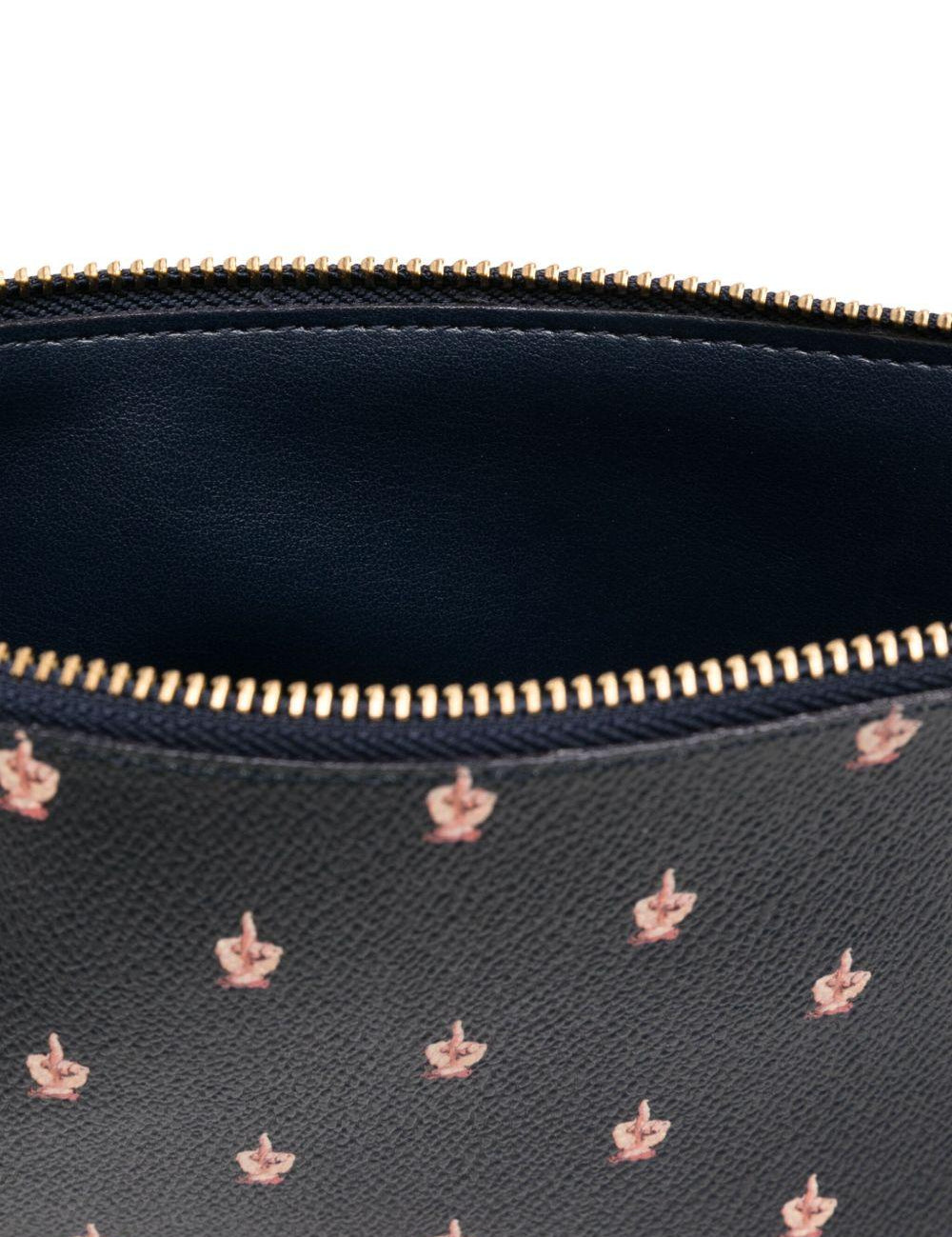 Clutch con stampa in blu Undercover - unisex 