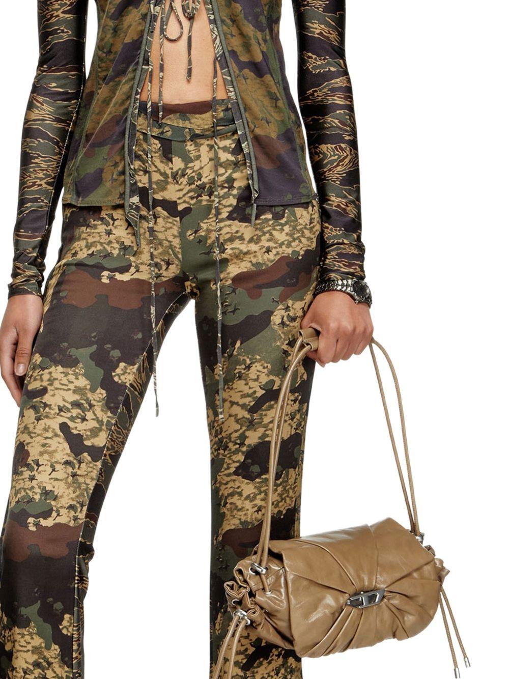 Pantaloni P-Affal in verde Diesel - donna 