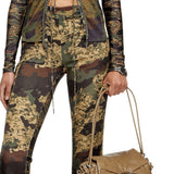 Pantaloni P-Affal in verde Diesel - donna 