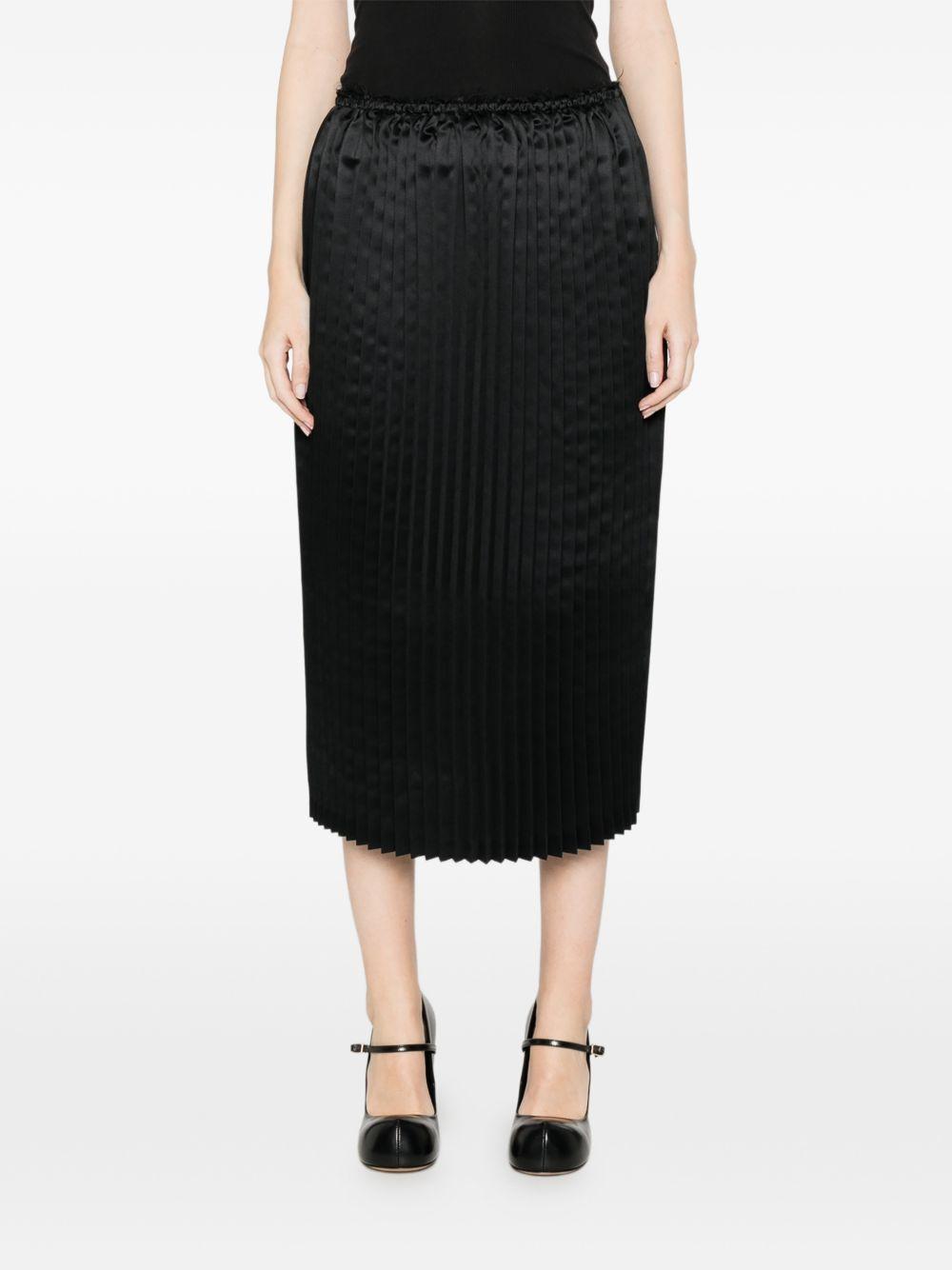 Gonna a pieghe in nero Comme Des Garçons Comme Des Garçons - donna 