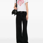 T-shirt Lucky You in bianco Re/done - donna 