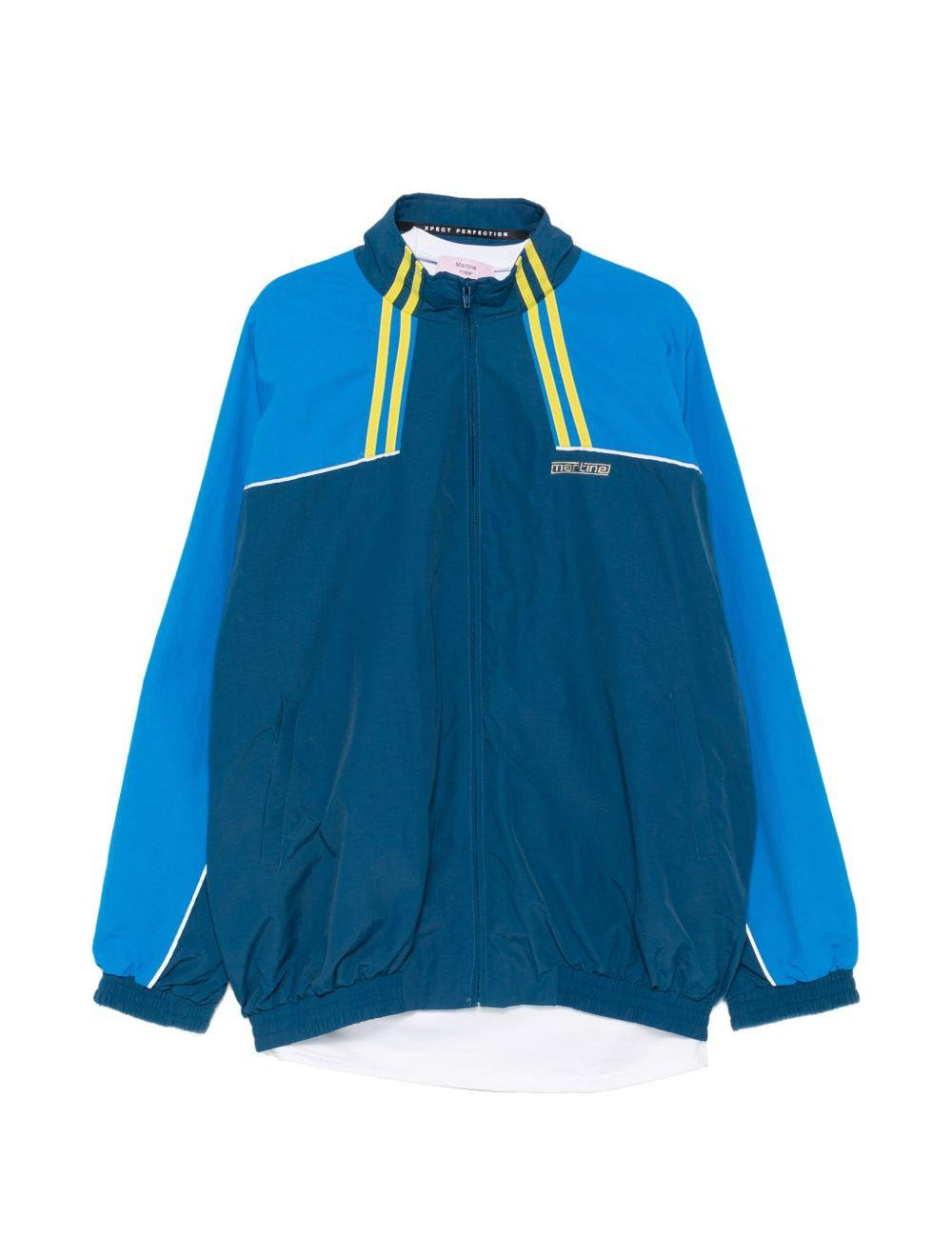 Giacca sportiva con zip in blu Martine rose- uomo 