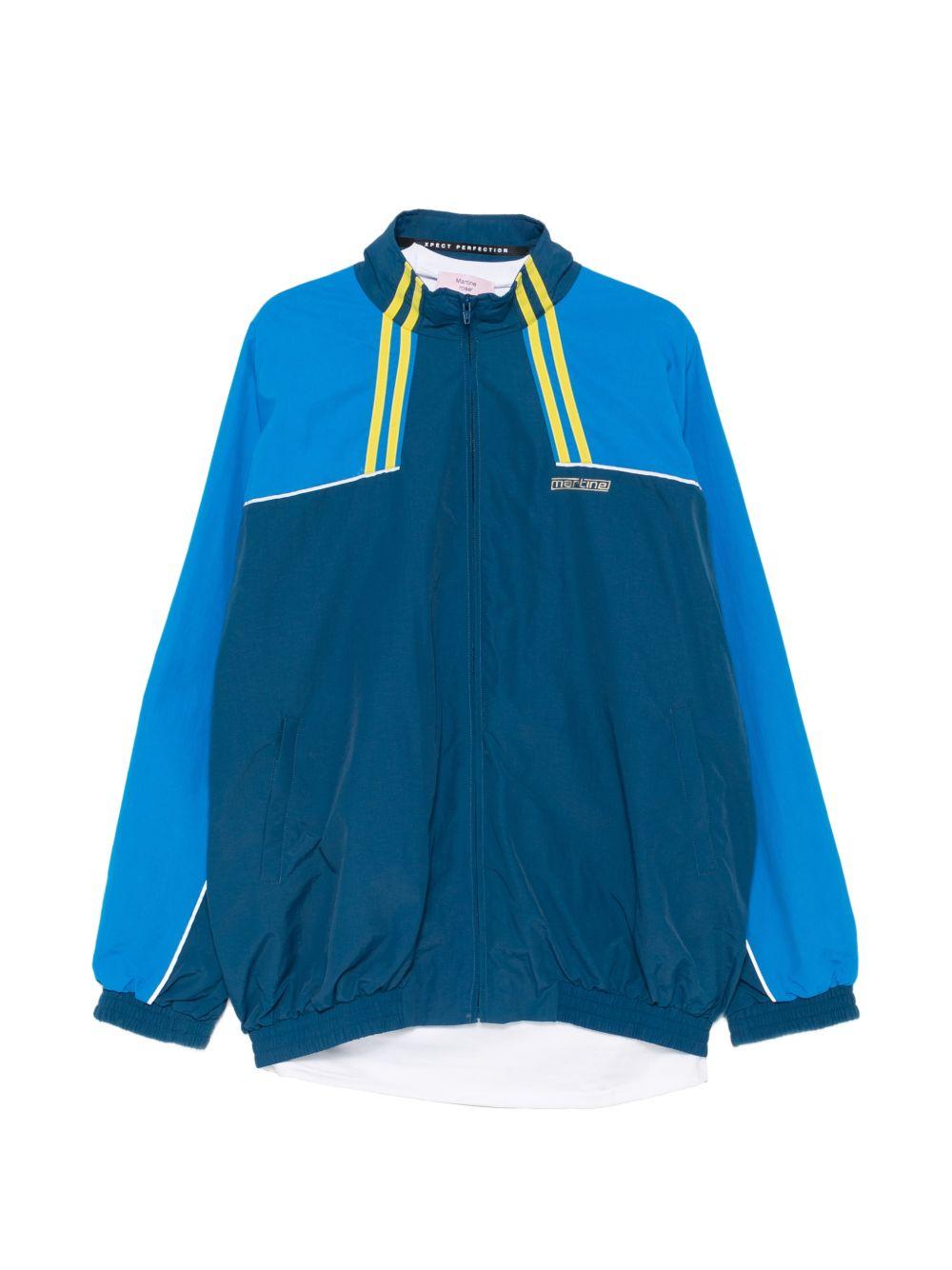 Giacca sportiva con zip in blu Martine rose- uomo 