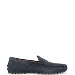 Mocassini in suede gommino in blu Tod's - uomo 