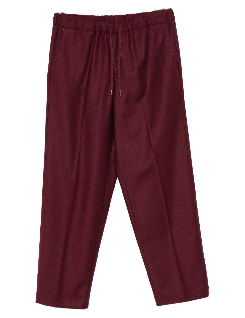 Pantaloni con coulisse in rosso Costumein - uomo 