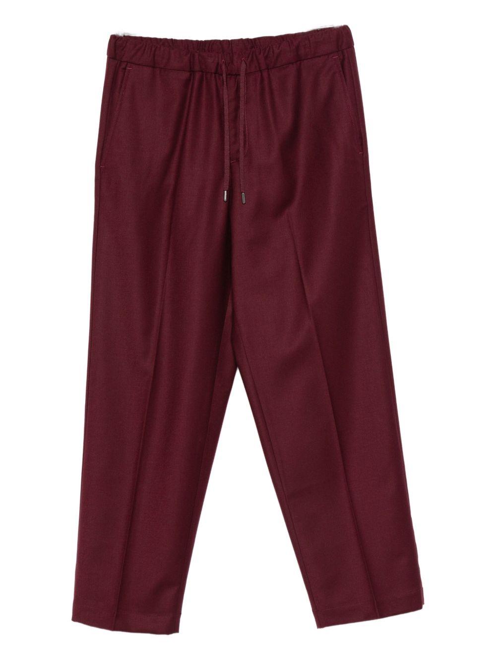 Pantaloni con coulisse in rosso Costumein - uomo 