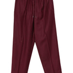 Pantaloni con coulisse in rosso Costumein - uomo 