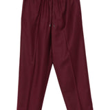 Pantaloni con coulisse in rosso Costumein - uomo 