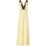 Abito lungo janessa in giallo chiaro Costarellos - donna 
