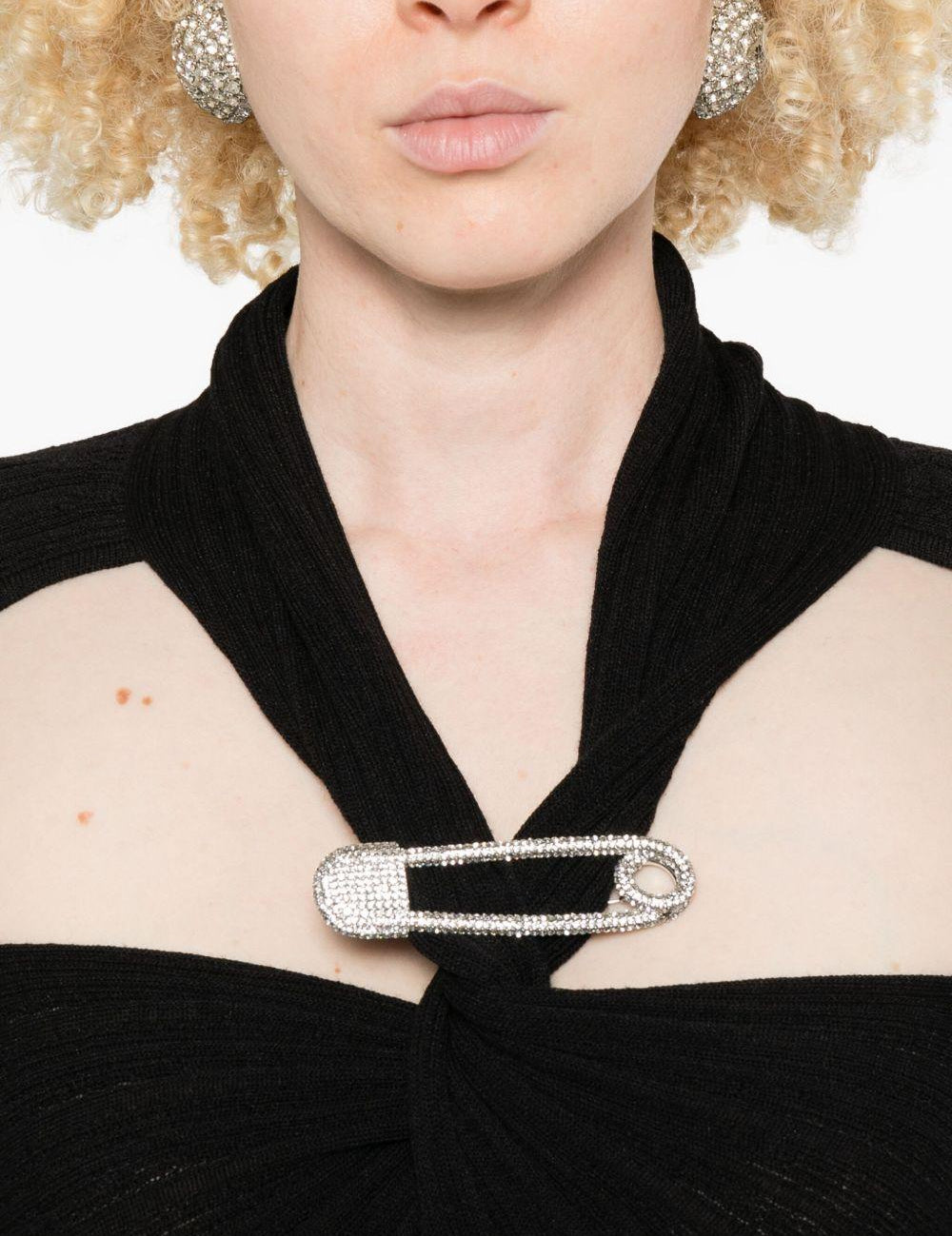 Abito maxi con cut-out in nero Giuseppe di morabito - donna 