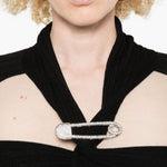 Abito maxi con cut-out in nero Giuseppe di morabito - donna 