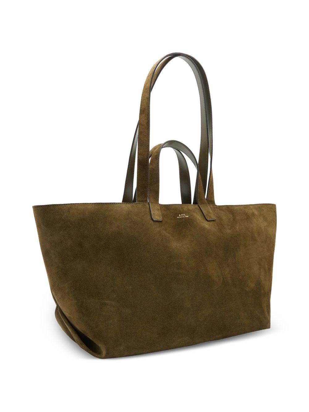 Borsa tote le drummer in verde militare A.P.C. - donna 