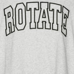 T-shirt con logo in grigio Rotate - donna 