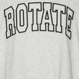 T-shirt con logo in grigio Rotate - donna 
