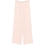 Pantaloni stampa jacquard in rosa Forte Forte - donna 