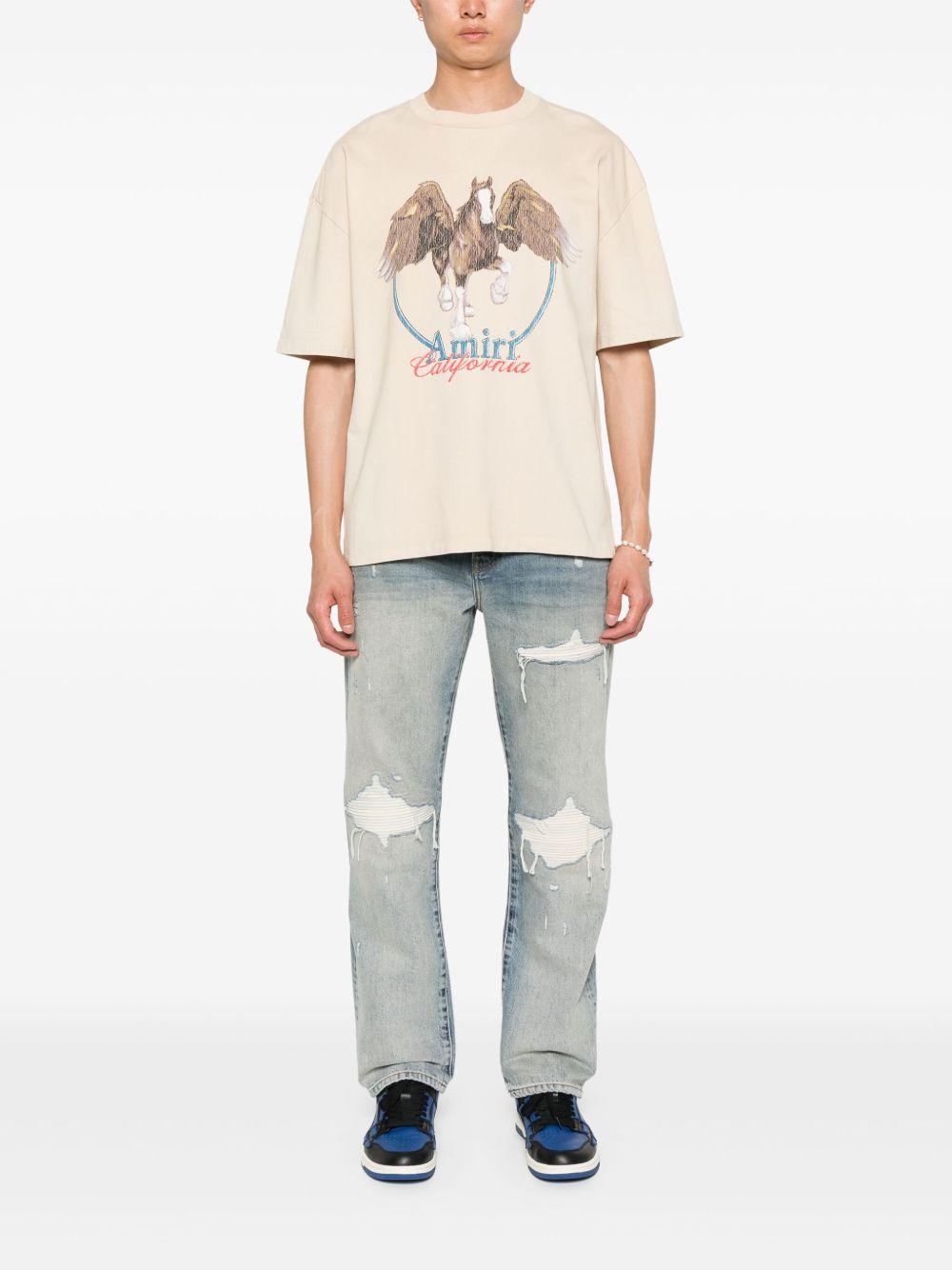 Jeans di cotone in blu Amiri - uomo 