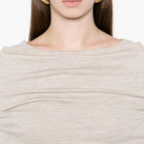 Maglione con spalle scoperte faretra in beige Maxmara - donna 