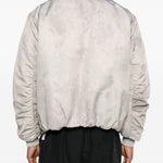 Bomber con zip in beige Oamc peacemaker - uomo 