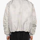 Bomber con zip in beige Oamc peacemaker - uomo 
