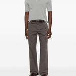 Polo con zip in grigio Eleventy - uomo 