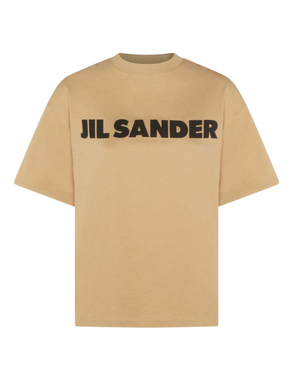 T-shirt con logo in beige Jil sander - unisex 