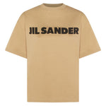 T-shirt con logo in beige Jil sander - unisex 