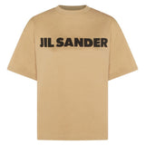 T-shirt con logo in beige Jil sander - unisex 