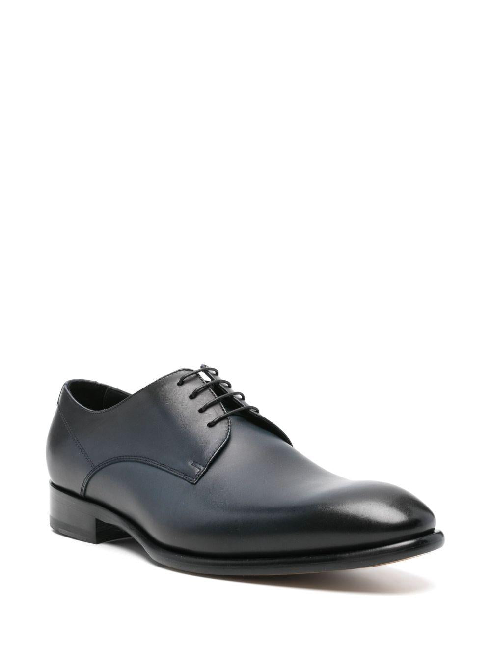Derby con lacci in blu Doucal's - uomo 