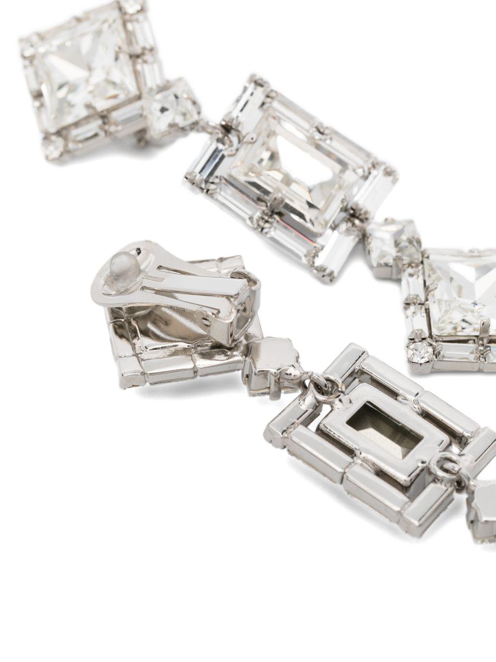 Orecchini pendenti con cristalli in argento Alessandra rich - donna 