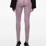Leggings con staffa in lilla Wardrobe.Nyc - donna 