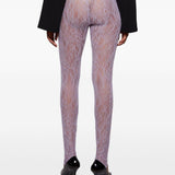 Leggings con staffa in lilla Wardrobe.Nyc - donna 