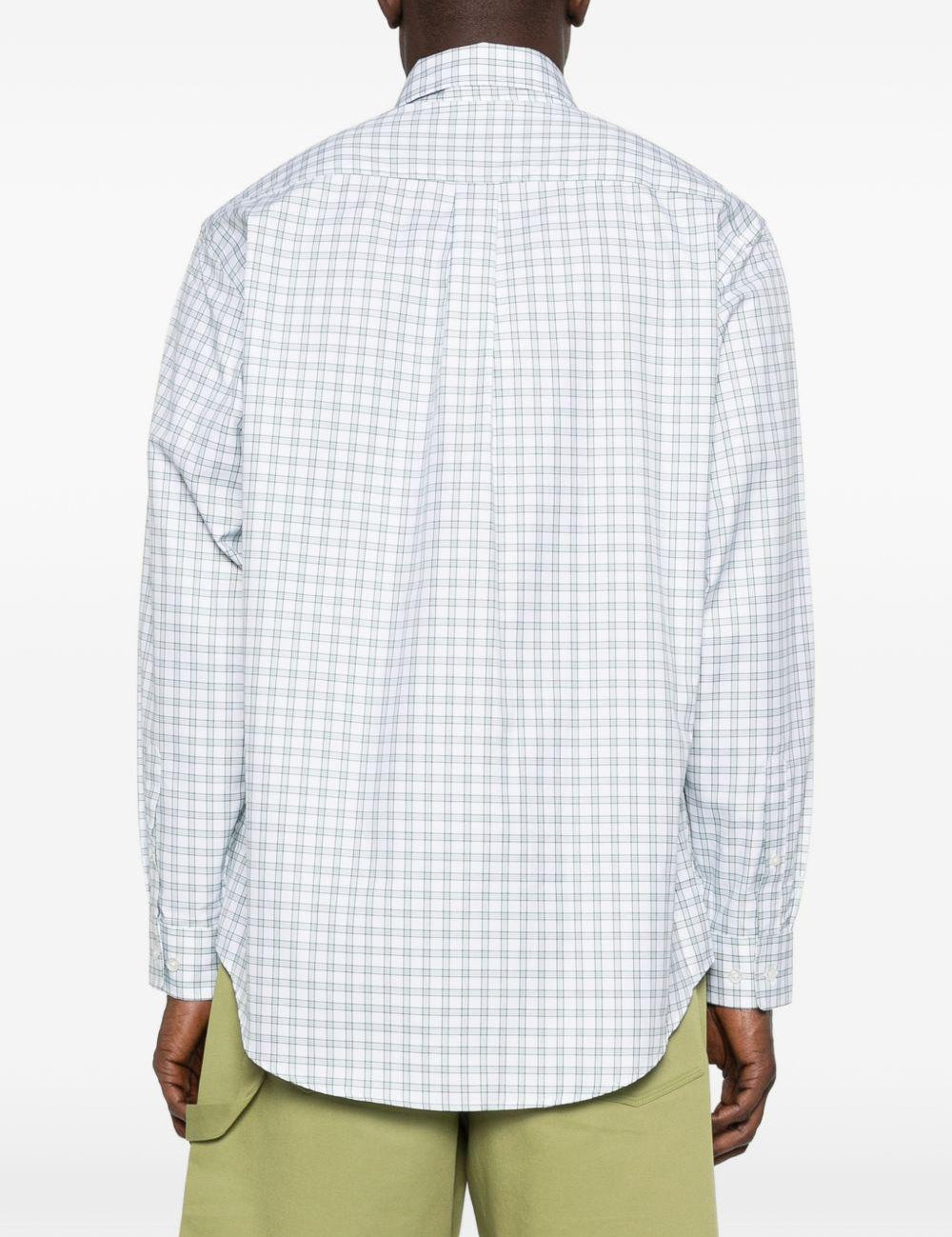Camicia a quadri con logo ricamato multicolor DROLE DE MONSIEUR - uomo 