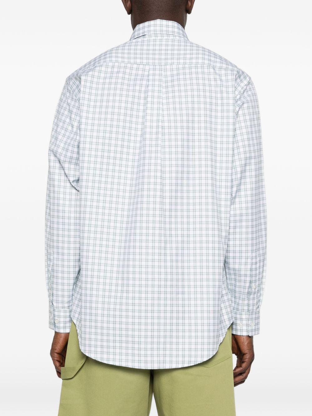 Camicia a quadri con logo ricamato multicolor DROLE DE MONSIEUR - uomo 