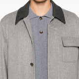Giacca-camicia con tasche in grigio Lardini - uomo 