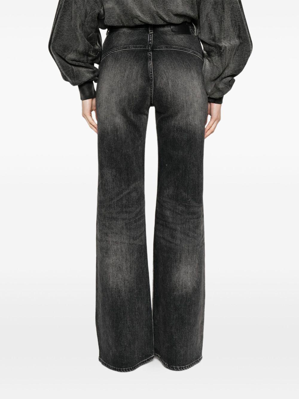 Jeans con design a inserti in nero R13 - donna 