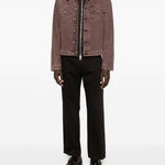 Giacca Origin con bottoni in denim in marrone Our Legacy - UOMO 