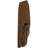Abito asimmetrico in marrone Giuseppe Di Morabito - donna 